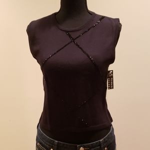 Primary color sweater set.